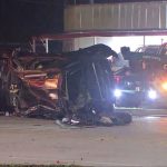 1 woman dead, 2 children injured in car crash with deputy chasing robbery suspect