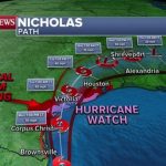Nicholas makes landfall as Category 1 hurricane in Texas: Latest forecast