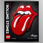 Famous Rolling Stones tongue logo turned into an upcoming LEGO set celebrating the band’s 60th anniversary